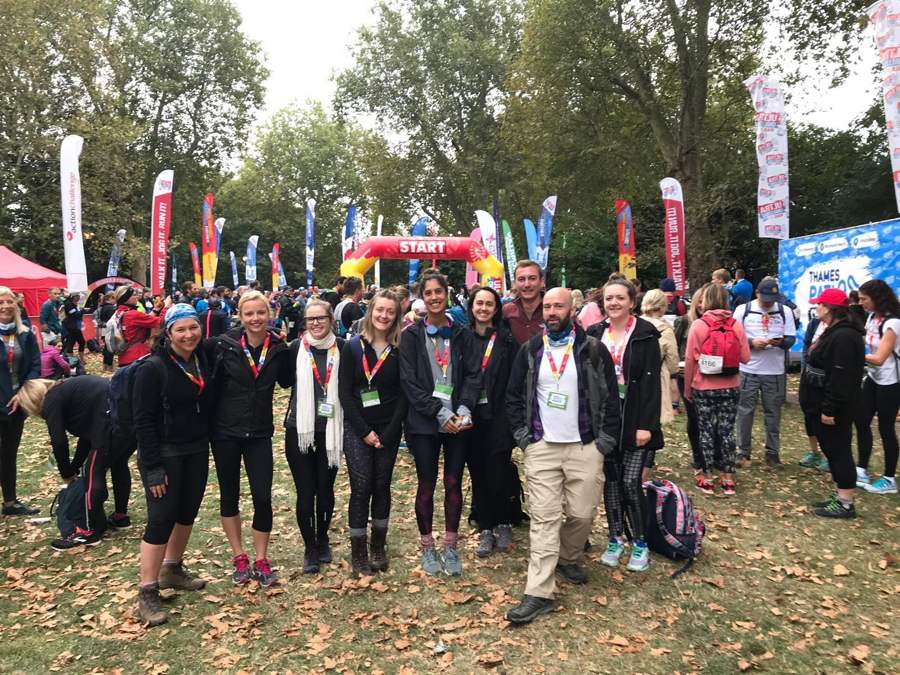The Lancet team for the Thames Path challenge